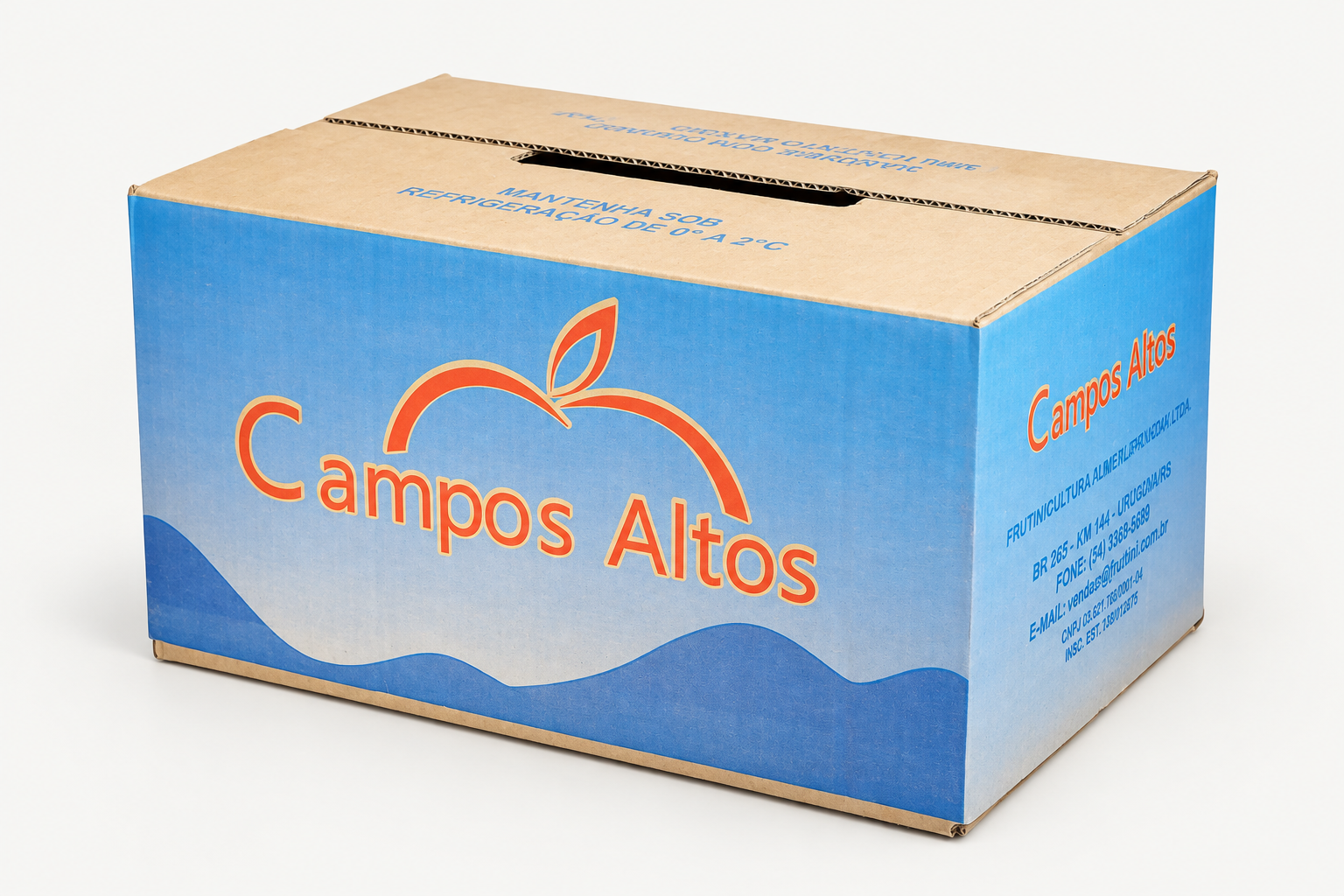 Caixa da marca Campos Altos